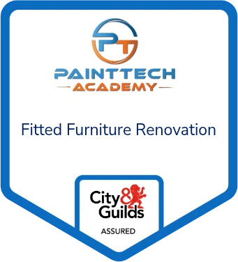 PaintTech Academy, Fitted Furniture Renovation, City & Guilds Assured badge