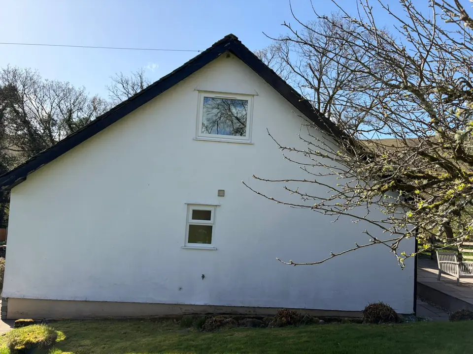 Before: the far gable end