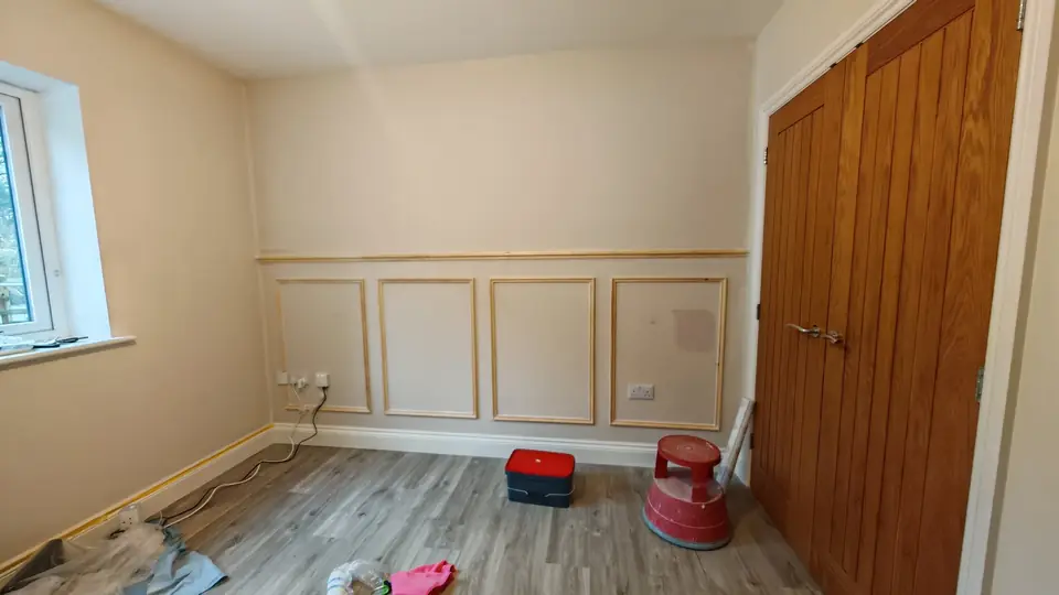 Interior painting project by A&B Decorators in Carlisle