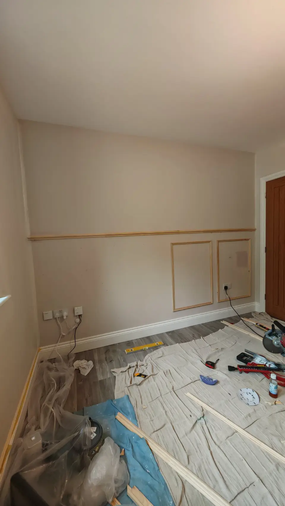 Interior painting project by A&B Decorators in Carlisle