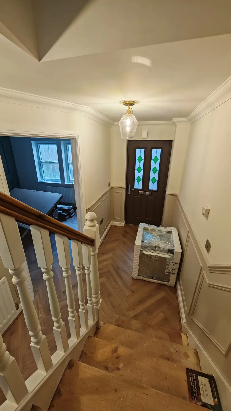 Hallways & stairs project by A&B Decorators in Carlisle