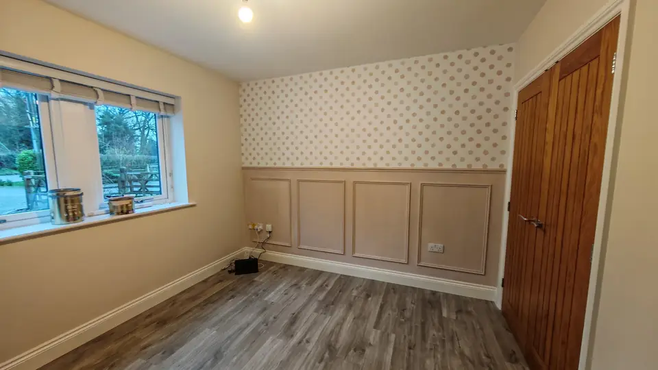 Interior painting project by A&B Decorators in Carlisle