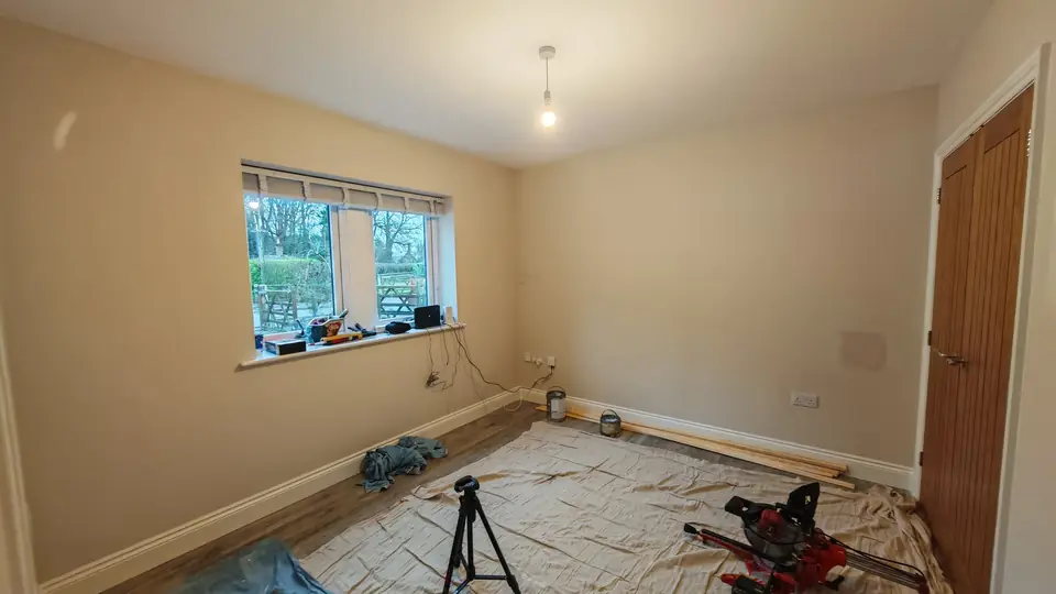 Interior painting project by A&B Decorators in Carlisle
